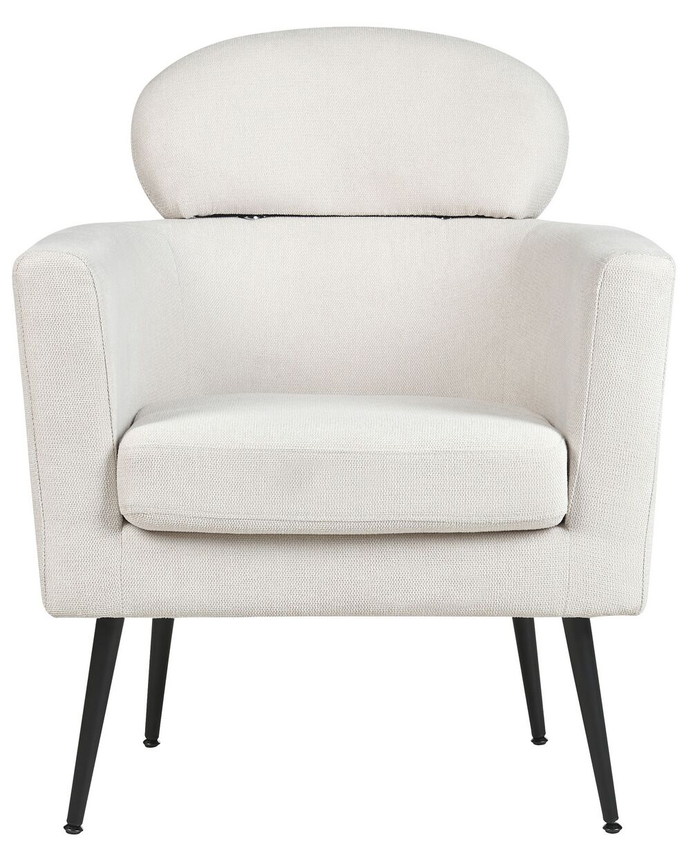 Armchair SOBY Fabric Cream Beliani