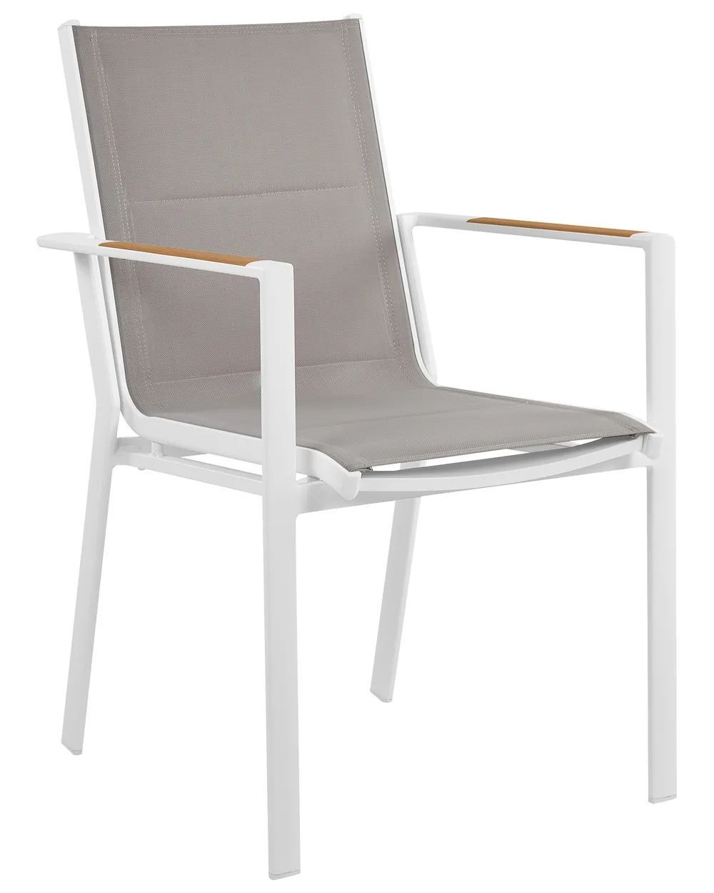 Set di 6 sedie da giardino BUSSETO Metallo Grigio_922763