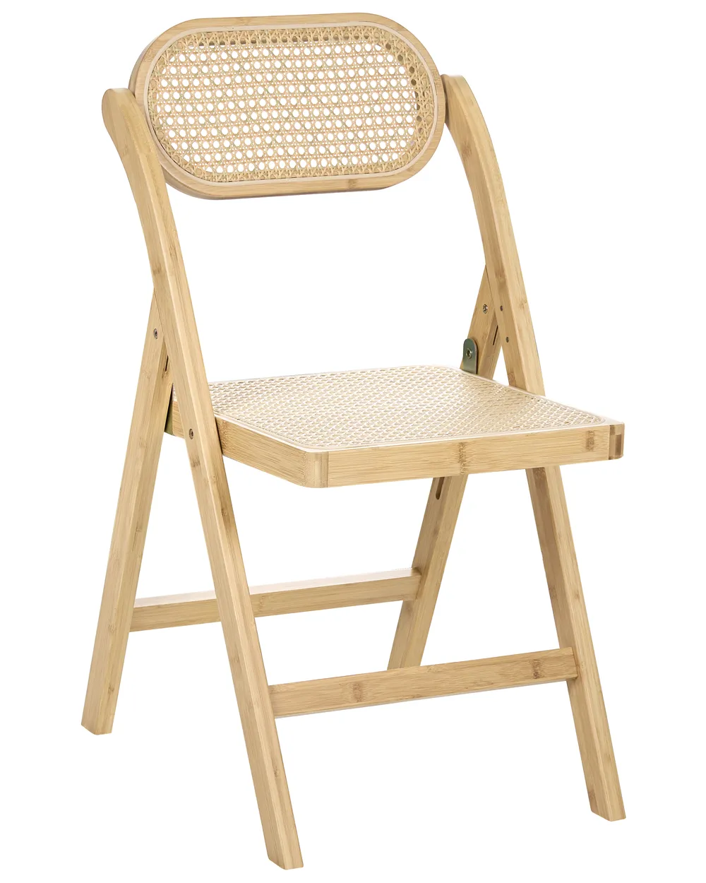 Set di 2 sedie da pranzo Pieghevole ORAISON Bambù Marrone chiaro_1048952