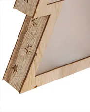 Weihnachtsdekoration LED JUVA 35 cm Weihnachtsbaum Hellbraun_812443