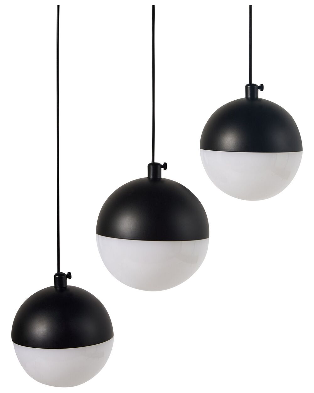 LED Hängelampe ANKOBRA Metall Schwarz