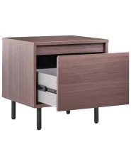 1 Drawer Bedside Table NIKEA Dark Brown_1061184