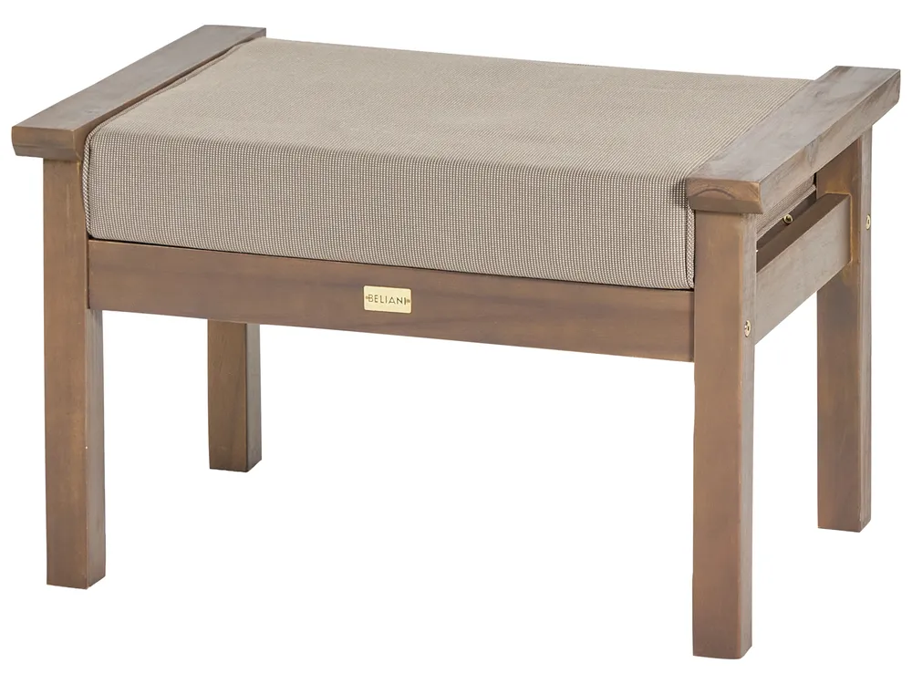 Garden Lounge Set with Table 4 Seater MANILA Certified Acacia Wood Dark Brown_862487