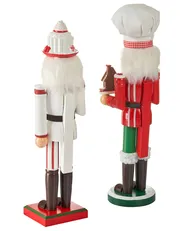 Set of 2 Figurines BODSJON 35 cm Nutcracker Red/ White_1027128