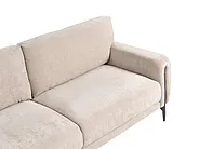 Sofa 3-Sitzer SKARO Chenillegewebe Beige_1156626