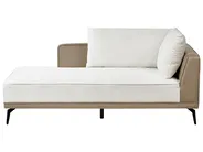Corner Sofa 3 Seater MYKEN Fabric Off-White Right Hand_939635