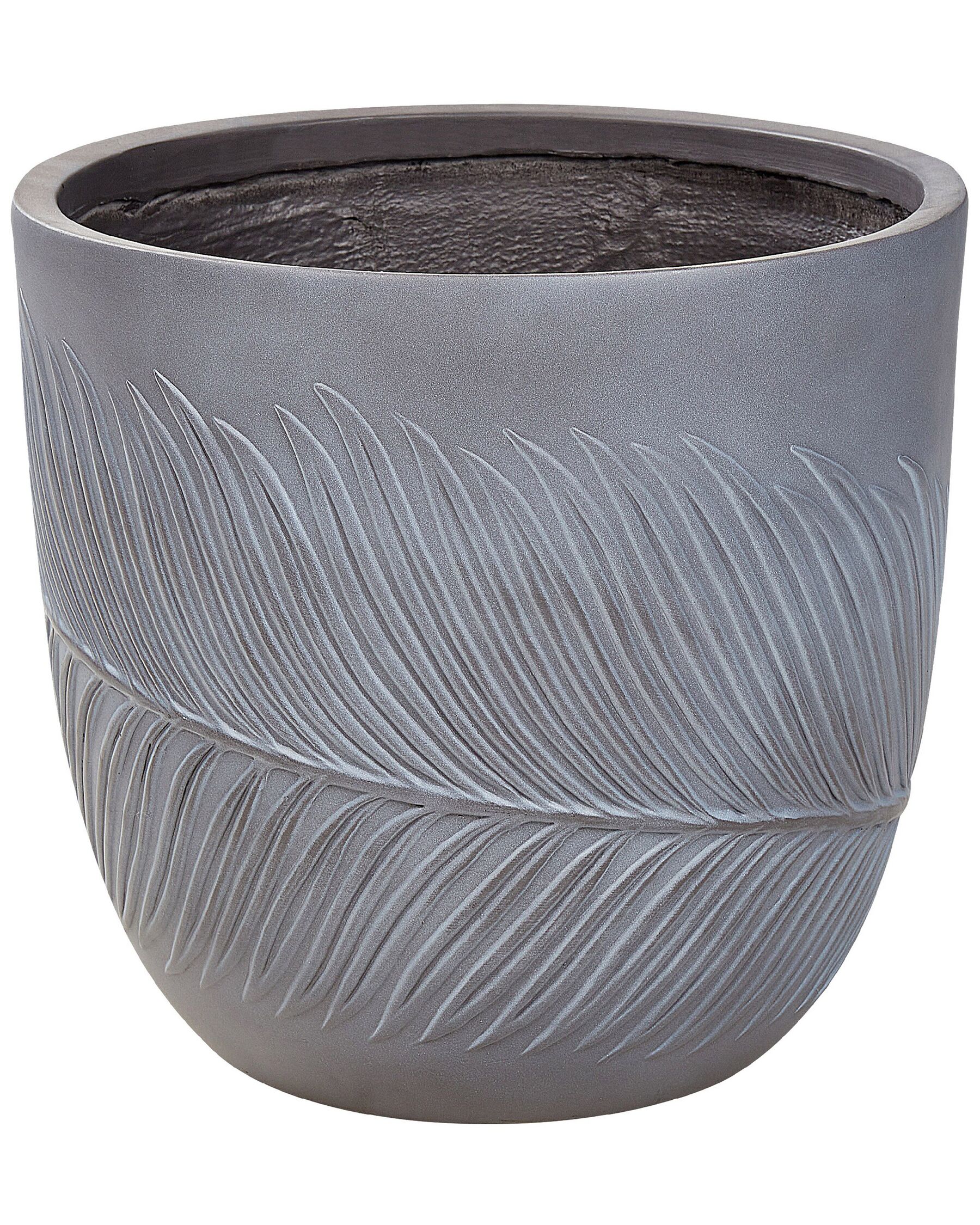 Vaso da fiori argilla grigio 42 x 42 x 40 cm FTERO_872018