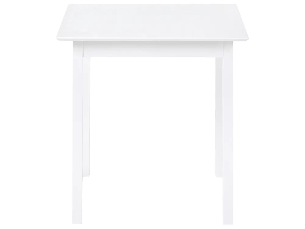 Dining Table VERITAS White 75 cm 75 cm Pine Wood_1070932