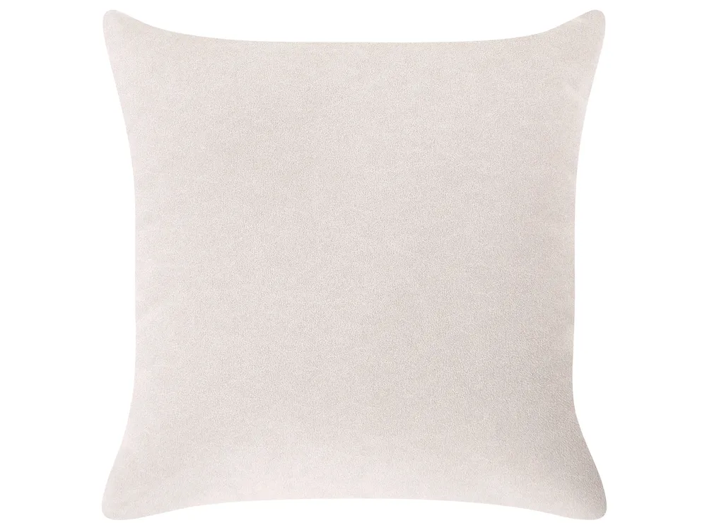 Sofa AMAL mit Ottomane Stoff Hellbeige_1145819
