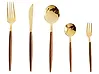 Set tacâmuri 30 piese GEMELLI Auriu