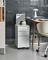 Storage Unit BOLSENA Metal Light Grey