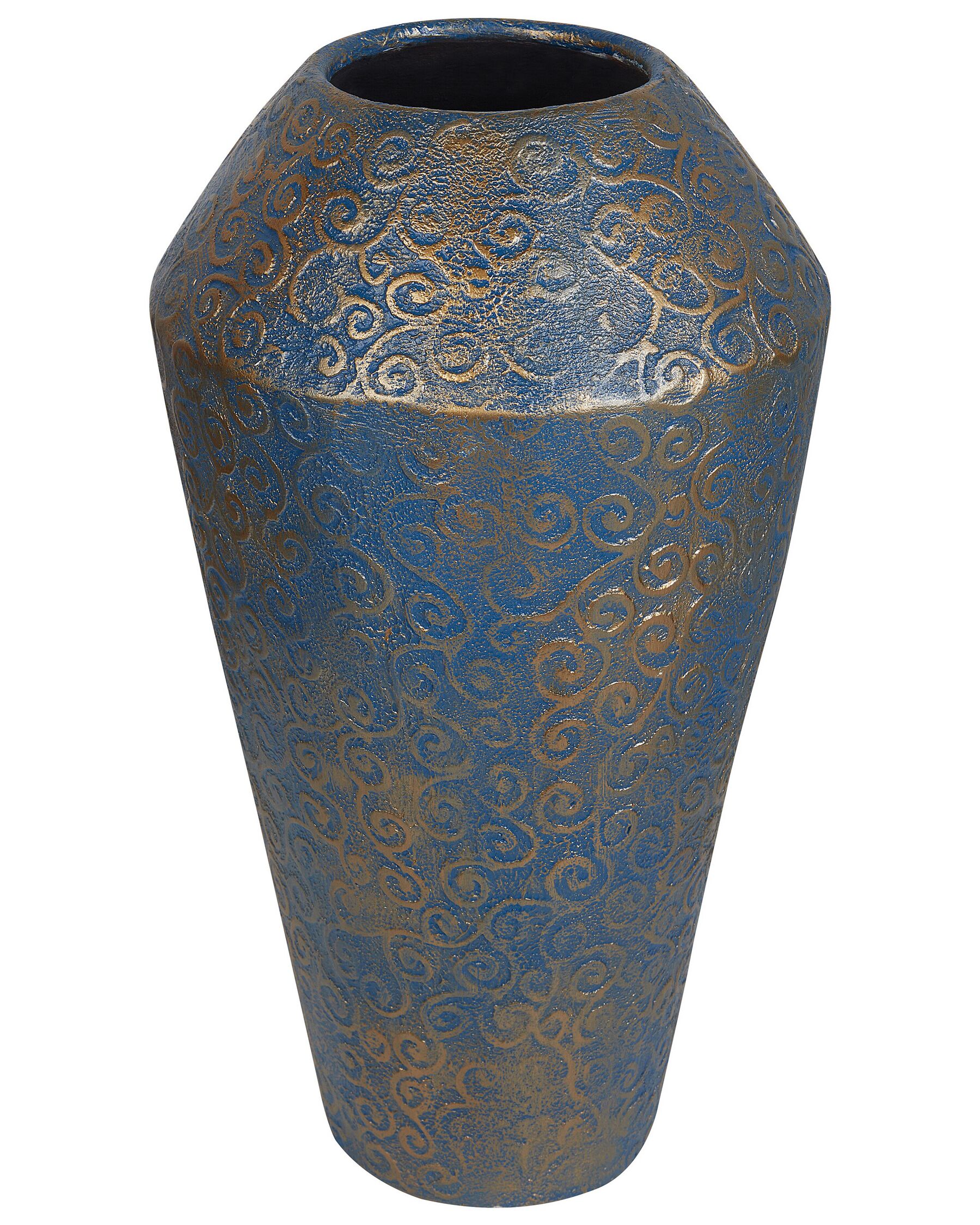 Blomvas keramik guld / turkos MASSA_747799