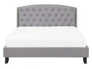 Bed Fabric BORDEAUX 140 x 200 cm (EU Double) Light Grey_694910