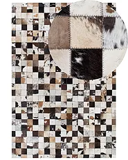 Rug CERLI White 140 x 200 cm Leather_743074