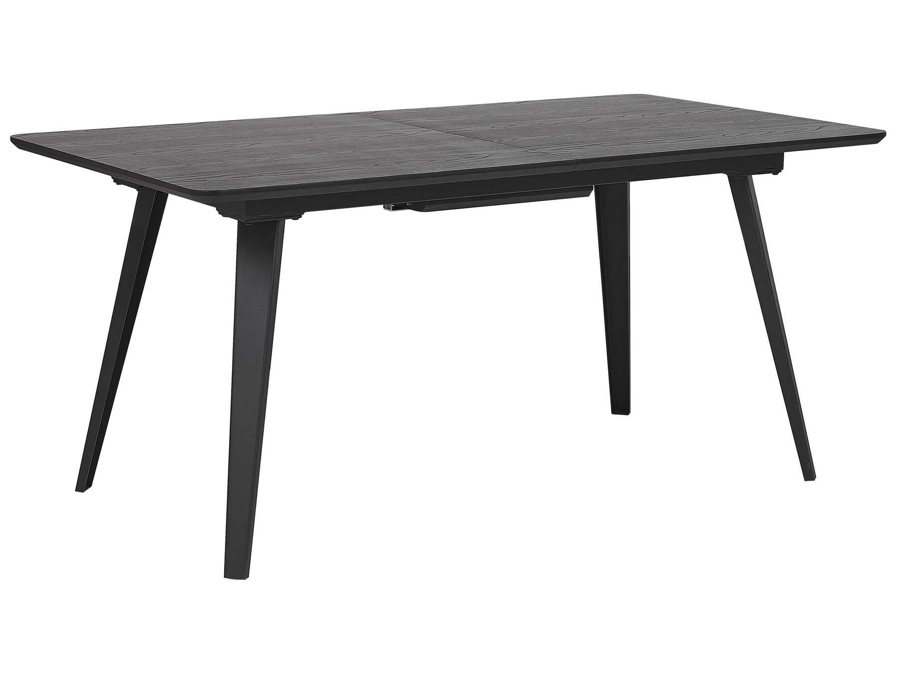 Rozkládací jídelní stůl 160/200 x 90 cm černý IRVINGTON_786003