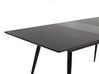 Table de salle à manger extensible noire 160/200 x 90 cm MALDON_793915