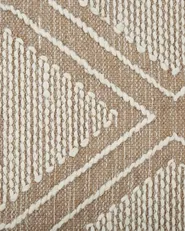 Tappeto KACEM Beige 160 x 230 cm Cotone_831145