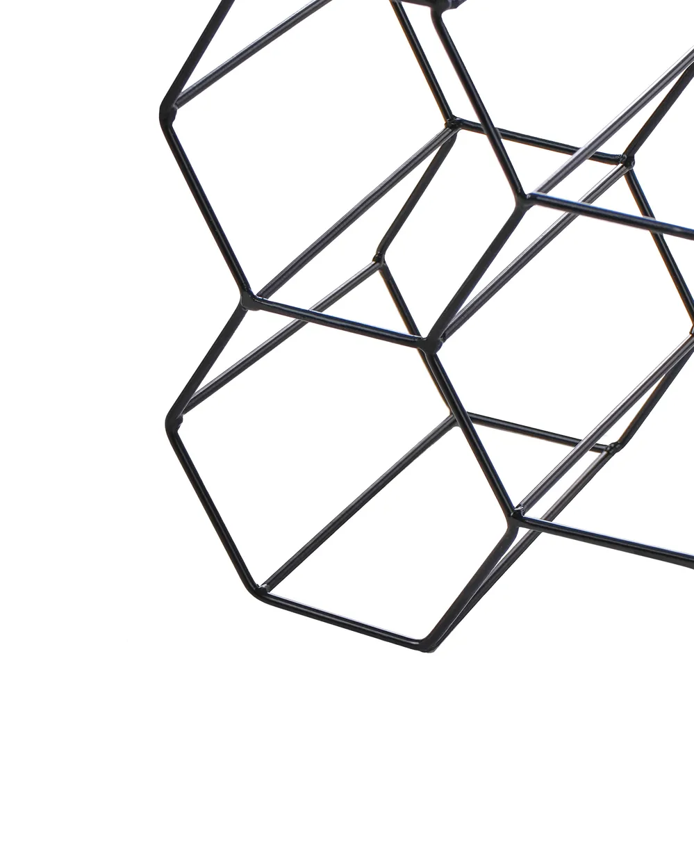 Wine Rack TRALEE Metal Black_1000648