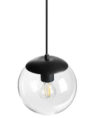 Lampada a sospensione da esterno BLEES Metallo Nero_1108518