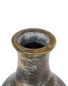 Terakotová dekorativní váza 57 cm hnědá/černá MANDINIA_850609