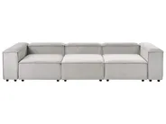 Modular Sofa 3 Seater ARDAL Corduroy Taupe_1011039