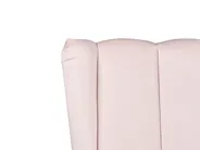 Bett mit Lattenrost Samtstoff MIRIBEL 180 x 200 cm Pastellrosa_870556