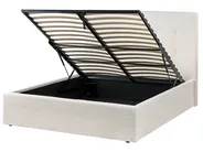 Ottoman Bed LORIENT Boucle Off-White 140 x 200 cm (EU Double)_1040152