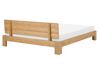 Łóżko drewniane 160 x 200 cm jasne ROYAN_726504