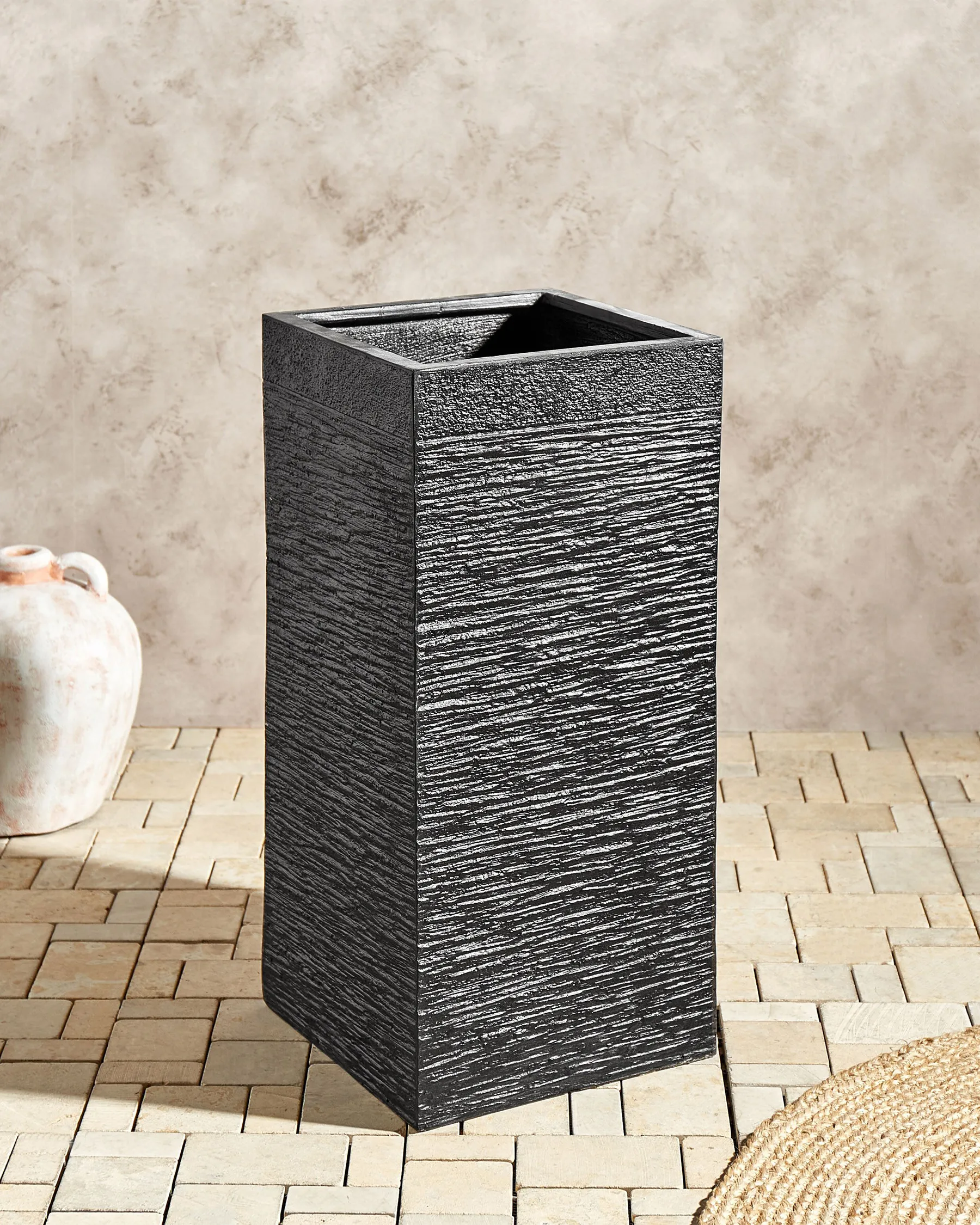 Plant Pot DION 33 cm Black_701018