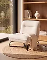 Armchair LINDAL Fabric Off-White