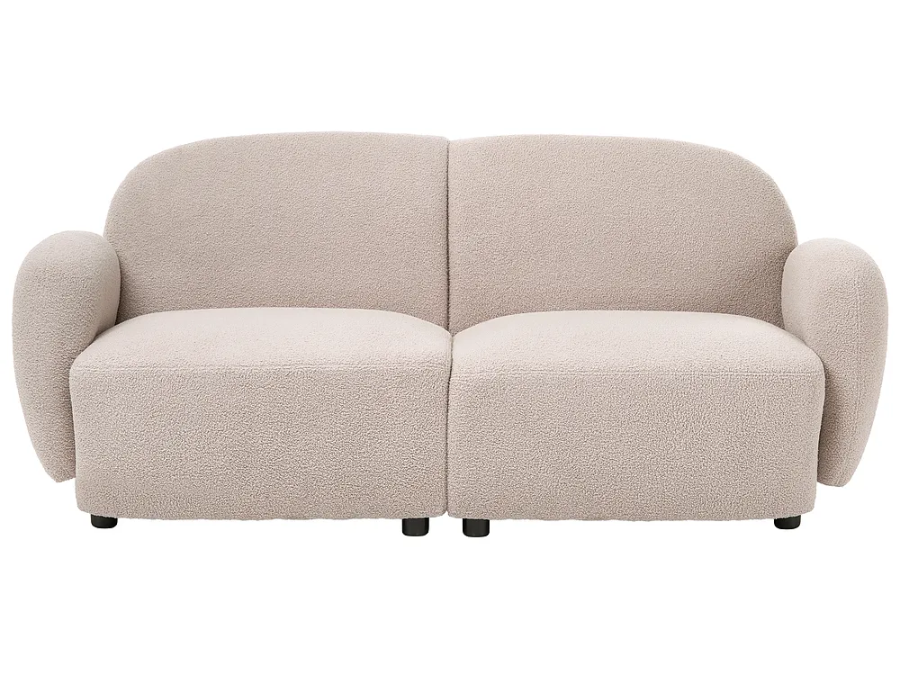 Sofa 3 Seater JULE Boucle Beige_1125963