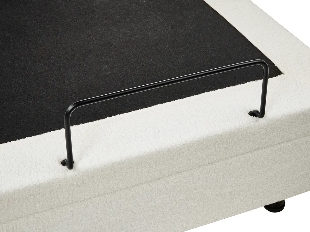 Adjustable Bed Boucle DUKE II 180 x 200 cm (EU Super King) Off-White_1026050