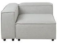 Modular Corner Sofa 4 Seater ARDAL Fabric Light Grey Left Hand_949498