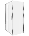 Shower Enclosure YORO 800 x 1000 x 1850 mm Silver
