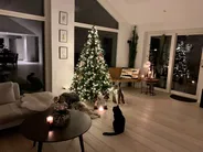 Sztuczna choinka świąteczna LED PALOMAR 180 cm Ciemnozielony_836851