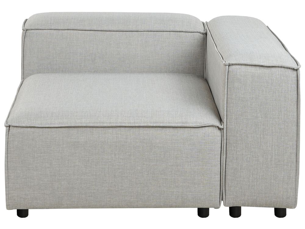 Module d'angle ARDAL Tissu Gris clair Côté gauche