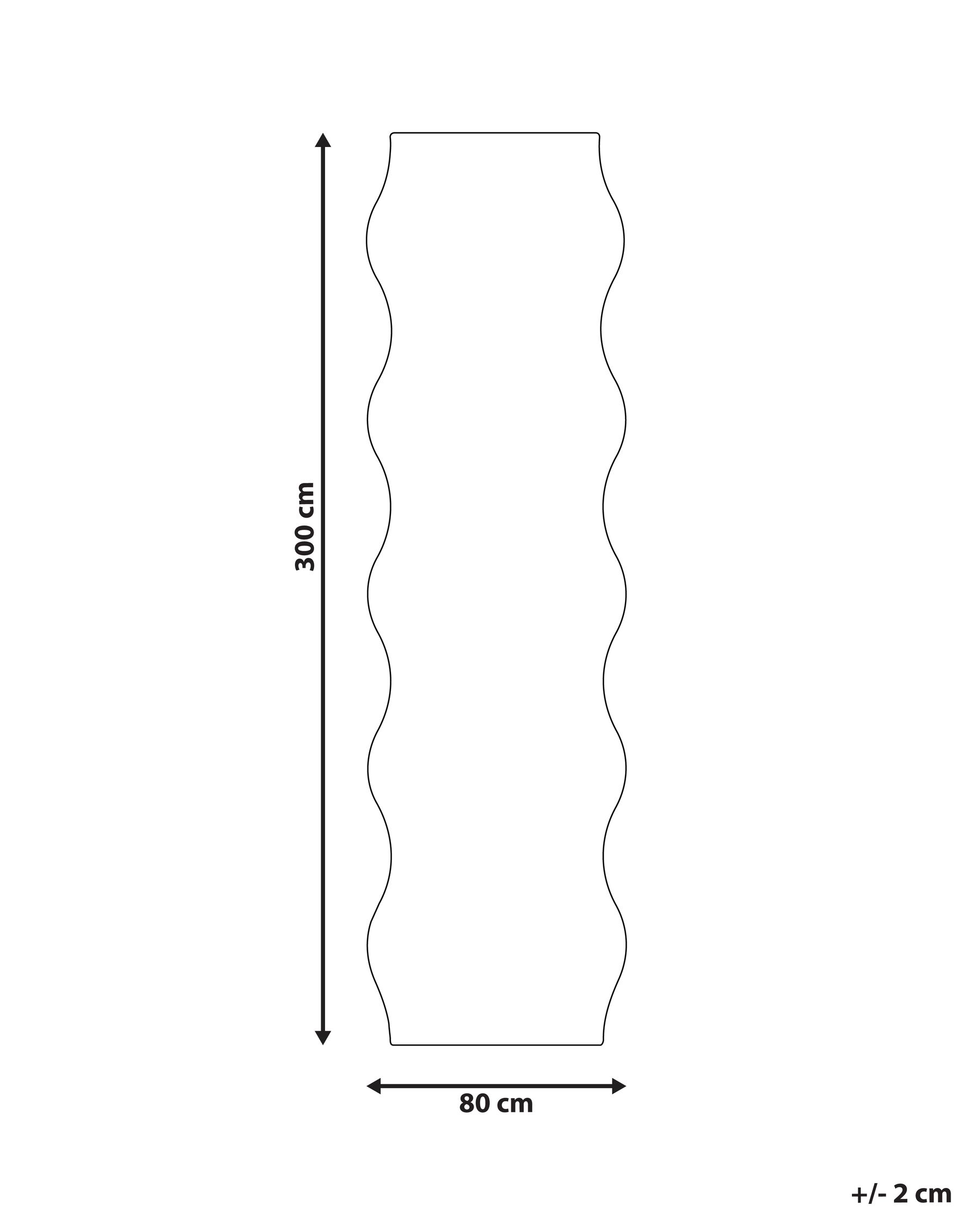 Dywan DAWA Jasnofioletowy 80 x 300 cm_1100998