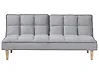 Sofá cama 3 plazas SILJAN Tela Gris claro Gris
