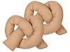 Set of 2 Decorative Cushions GLADIOLUS 172 x 14 cm Boucle Light Brown Solid