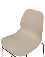 Set of 4 Conference Chairs PANORA Beige_873631