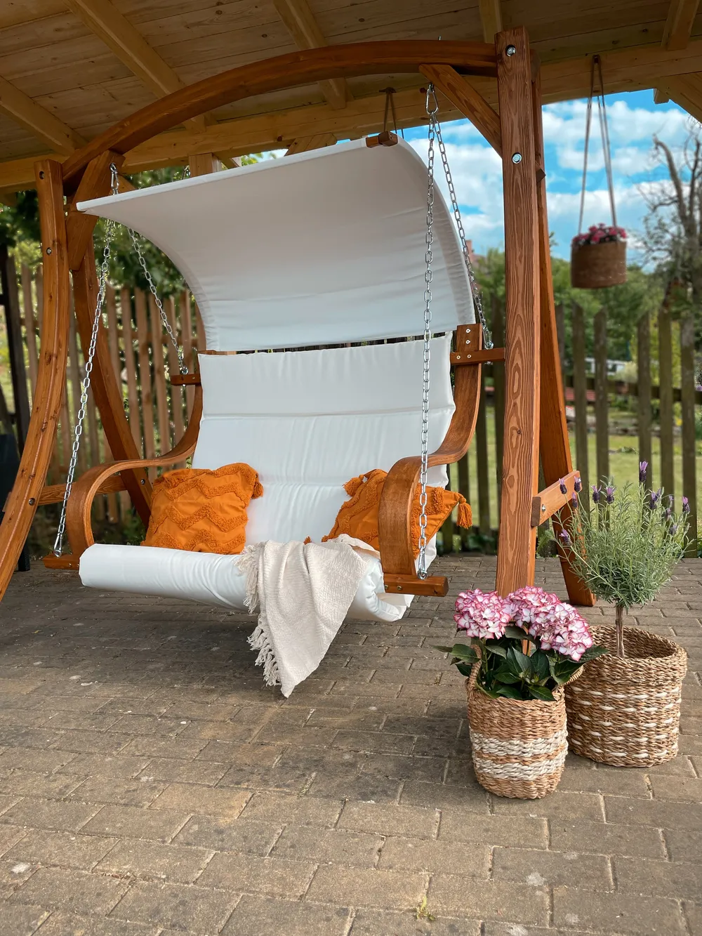 Cuscino per panca da giardino, per altalena Hollywood, per Cuscino per panca da giardino, per altalena Hollywood, per