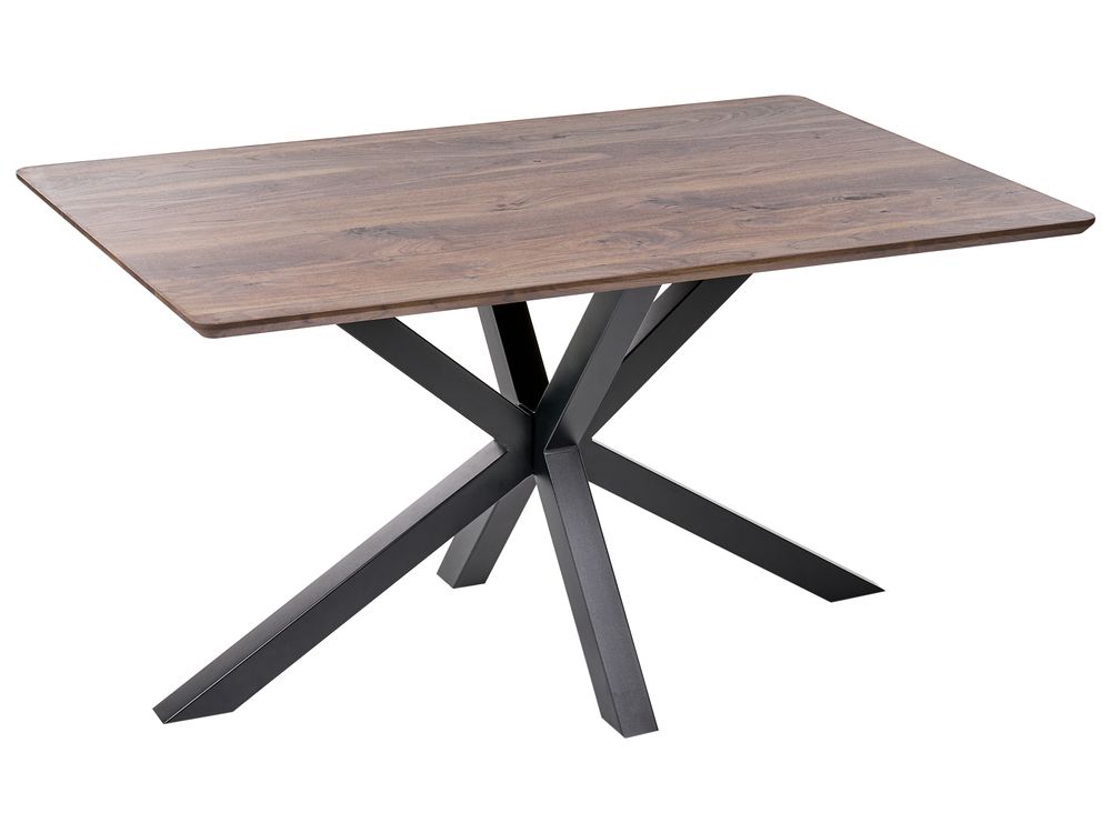 Dining Table SPECTRA Dark Brown 140 cm 90 cm