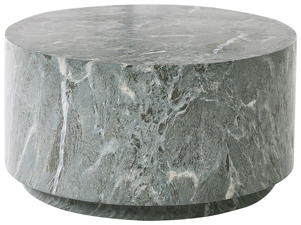 Coffee Table ASIERIO 70 cm 70 cm Marble Effect Green Marble