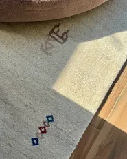Rug SULUCA Beige 200 x 300 cm Gabbeh Wool_1063164