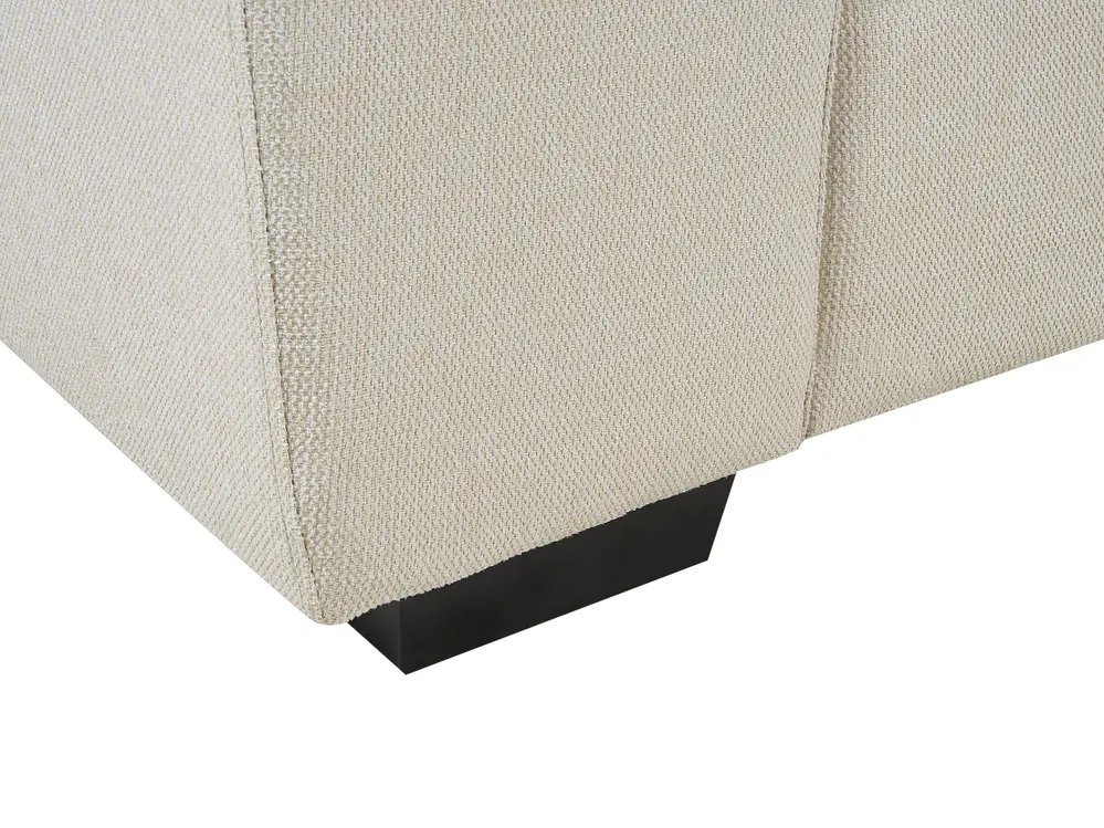 Sofa 2 Seater VOGAR Fabric Light Beige_901143