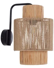 Set di 2 lampade da parete JAMMA Corda di carta Naturale_901385