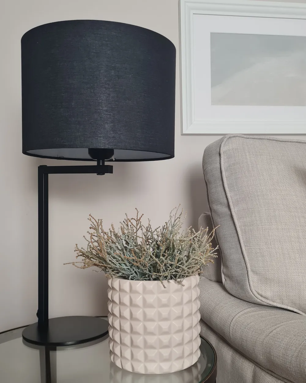 Table Lamp BALDWIN Metal Black - Main Image