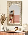 Wall Mirror PALI 60 cm 90 cm Metal Gold