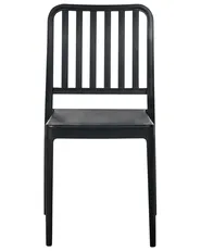 Set di 4 sedie da giardino SERSALE Materiale sintetico Nero_984928
