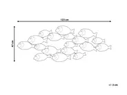 Wall Decor Fish FERMIUM Metal 47 cm Multicolour_742291